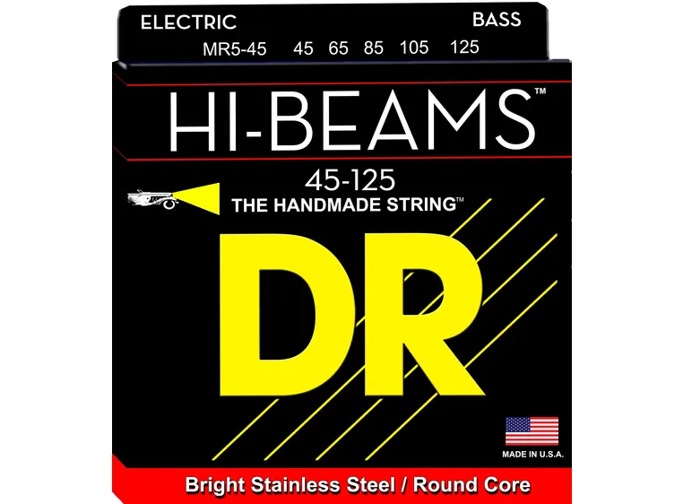 DR Strings MR545 Hi-Beam (045-125) Medium 5 String 